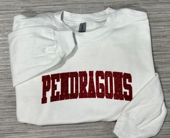 Pendragons Glitter & Embroidered Crewneck